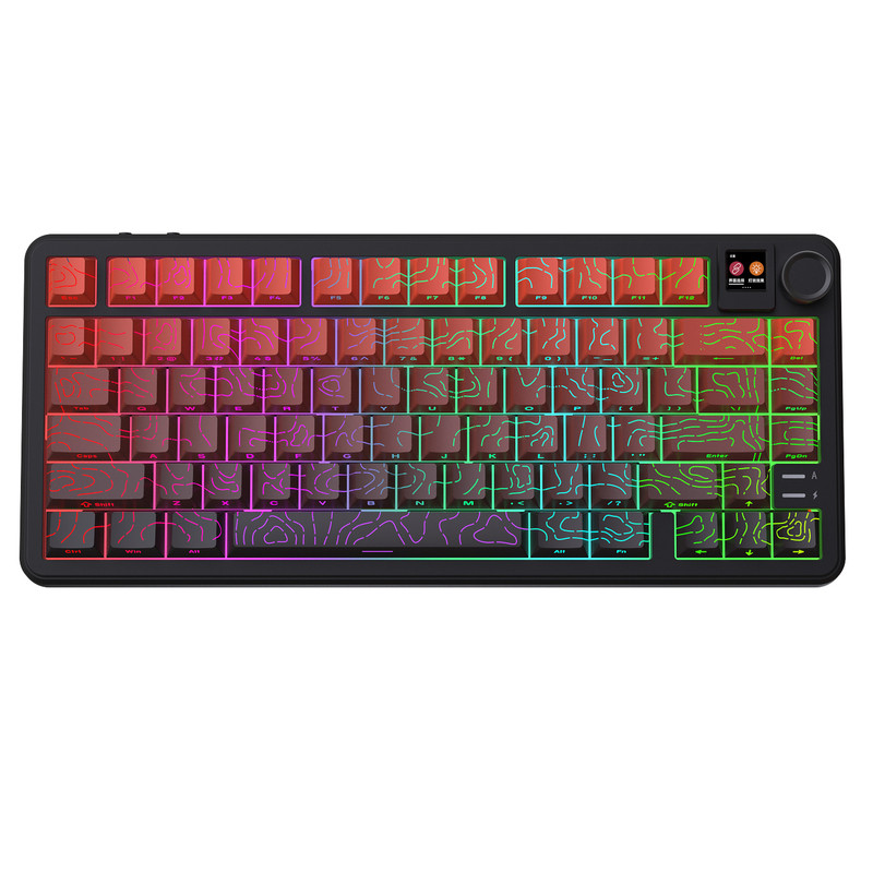 黑吉蛇DK75PRO三模RGB机械键盘