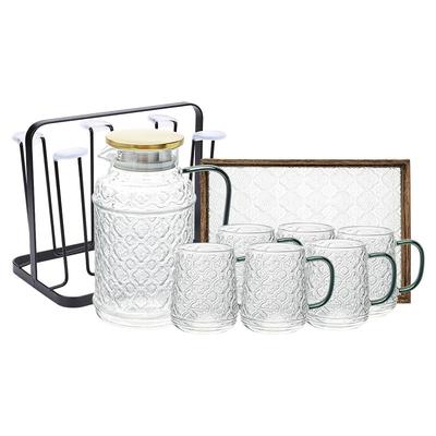 摩登主妇复古海棠花玻璃冷水壶