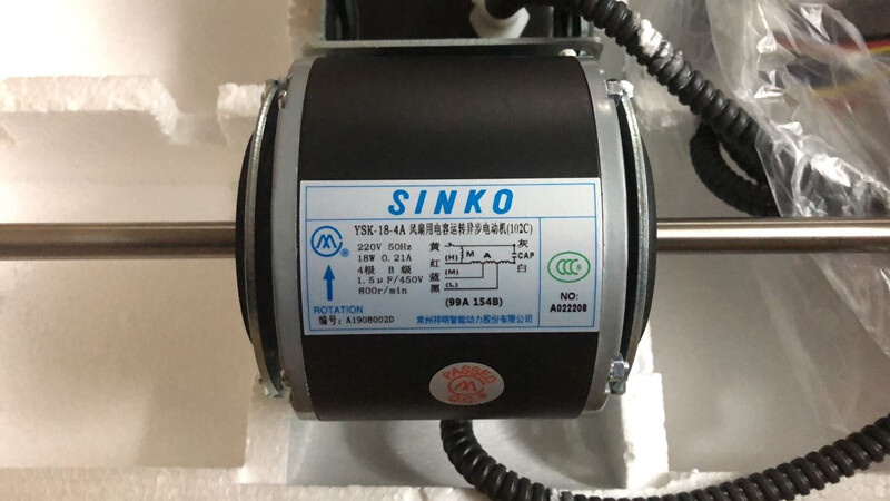 电机风机盘管电动机常州祥明电机YSK-18-4A SINKO 18W25W40W