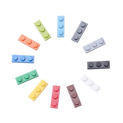 基础板散装矮砖薄片1*3积木