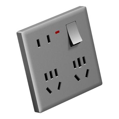 86型多功能一开12孔多孔带开关