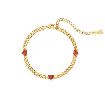 onchic女百搭爱心手链