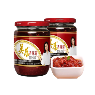 美乐香辣酱350g*2瓶四川自贡富顺炒菜辣椒酱火锅底料调料酱