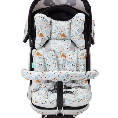 遛娃神器坐垫通用秋冬加厚宝宝好丸丫普洛可X6婴儿推车四季棉垫子