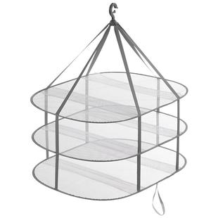 茶花羊毛衫平铺晾衣架晾衣网晾晒神器毛衣专用晒衣篮衣服内衣袜子