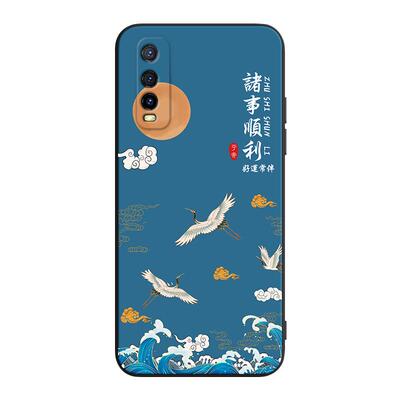 秋昊适用于vivoy51s手机壳v2002a国潮风v1voy70s新款时尚iqoou1镜头全包v2023a超好看vivo丫51s保护套y51s网