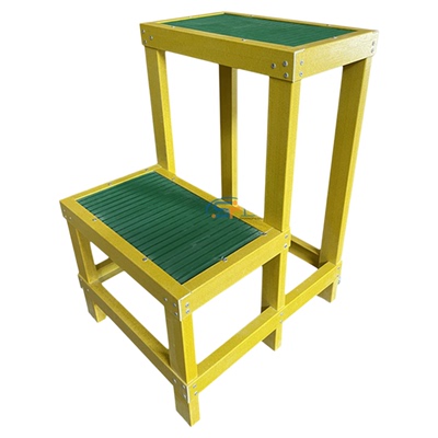 玻璃钢绝缘凳电工高低凳绝缘梯凳绝缘配电室移动平台梯单双两三凳