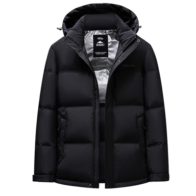 老爷车羽绒服中老年加厚保暖外套