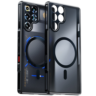 适用努比亚红魔11Pro手机壳新款红魔11pro+保护套透明硅胶全包防摔男女简约高级感磨砂防滑磁吸气囊软边硬壳