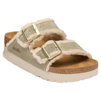BIRKENSTOCK女款厚底毛毛鞋
