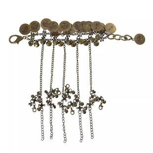 西游记紫霞仙子同款手链复古汉服异域风手串国风舞蹈手链戒指一体