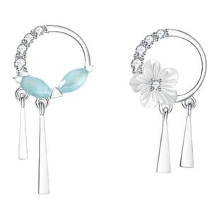 花芽原创一世长安纯银耳钉女2025新款小众轻奢高级感耳饰生日礼物