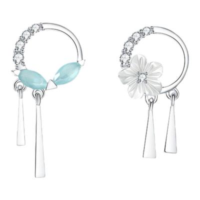 花芽原创一世长安纯银耳钉女