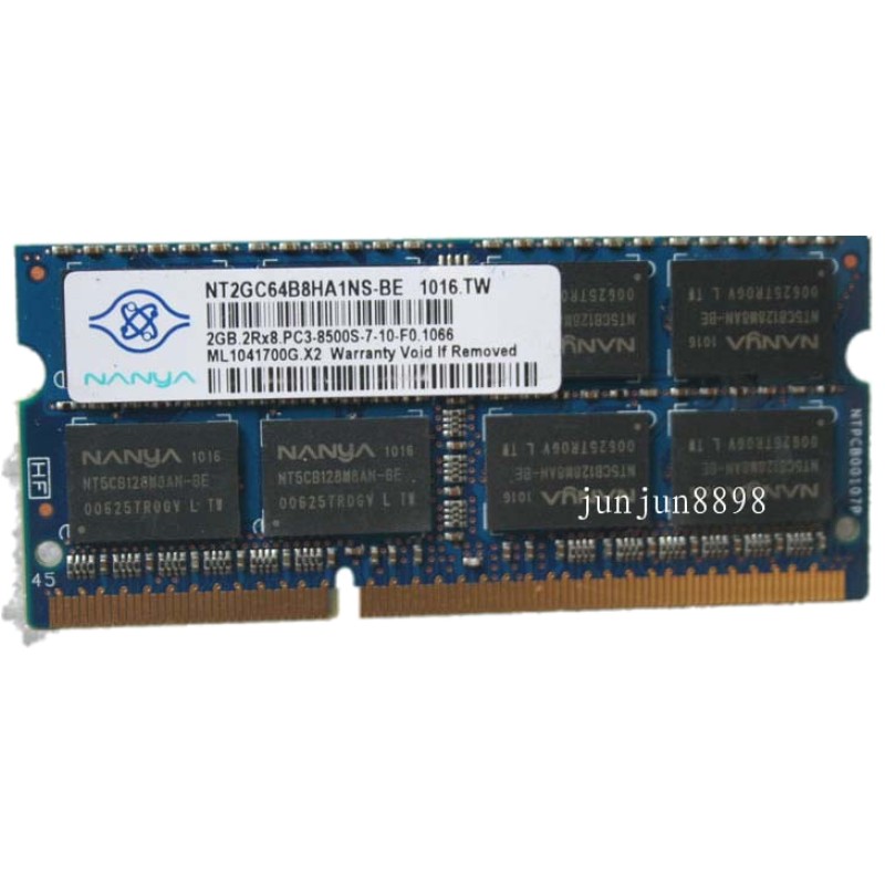 联想Y450 G450 G465 R400 R500 T410 X200 4G DDR3笔记本内存条2G