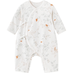 【商场同款】英氏婴儿连体衣和尚服哈衣爬服秋冬春季长袖新生儿