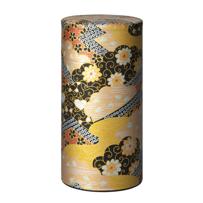 黄金绘日本进口日东密封茶叶罐