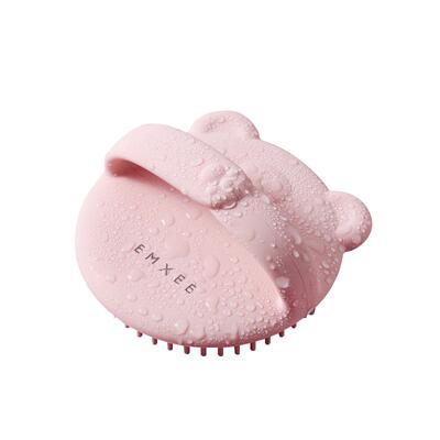 新品嫚熙婴儿洗头刷硅胶宝宝