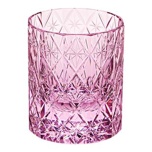 高级感星辰威士忌酒杯手工K9无铅玻璃水晶杯江户切子洋酒杯礼盒装