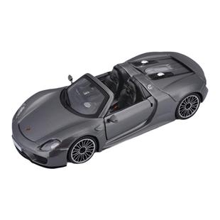 比美高1:24保时捷918 Spyder敞篷跑车合金收藏仿真汽车模型车模