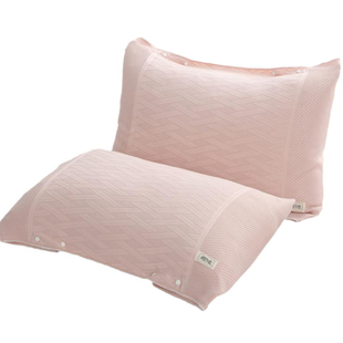 竹纤维冰凉按扣枕巾一对装夏季枕头巾可固定防滑不脱落半包裹盖巾