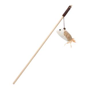 逗猫棒猫玩具自嗨解闷神器猫咪懒人自动羽毛吸盘带铃铛耐咬幼猫