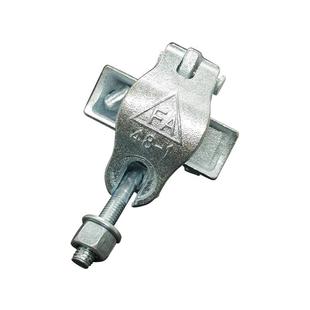 镀锌银色建筑架子十字钢管扣件脚手架卡扣直接扣件连接器紧固扣件