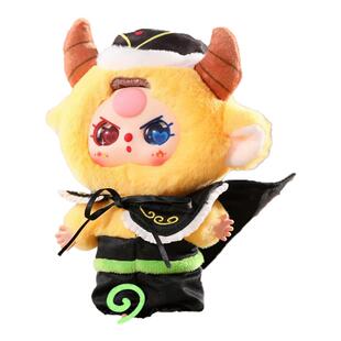 正版baby three娃三岁大闹天宫毛绒盲盒网红爆款西游悟空手办礼物