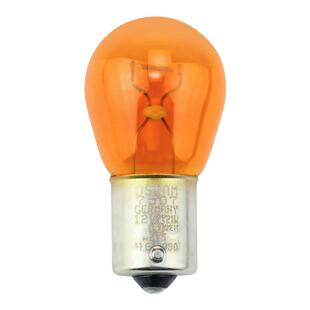 欧司朗汽车灯泡 PY21W 12V 21W 7507 琥珀橙黄偏脚 转向灯 后雾灯