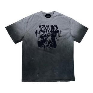 【小鬼同款】THE GOD PARTICLE 2024夏季新款TGP渐变宽松短袖T恤