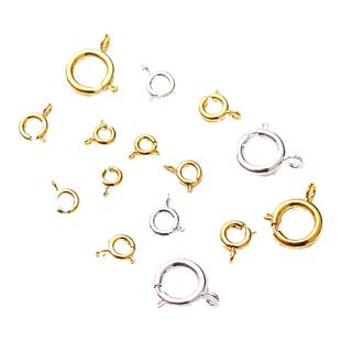 14K包金保色弹簧扣龙虾扣手工diy串珠手链项链收尾连接扣材料配件