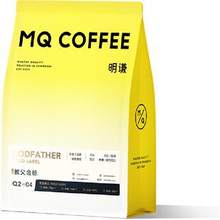明谦咖啡豆金标教父454g*1袋黑咖啡意式拼配咖啡豆美式拿铁