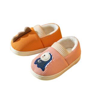 儿童棉鞋包跟女冬季男童女童毛毛拖鞋女孩家居室内亲子宝宝棉拖鞋