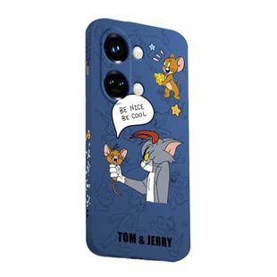 一加ace2v手机壳新款oneplusace2v防摔猫和老鼠1+ace2v男液态硅胶5G软壳oppo全包超薄女保护套2v个性网红外壳