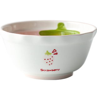 ins一人用碗碟套装家用碗盘组合日式可爱2人情侣餐具乔迁高级感