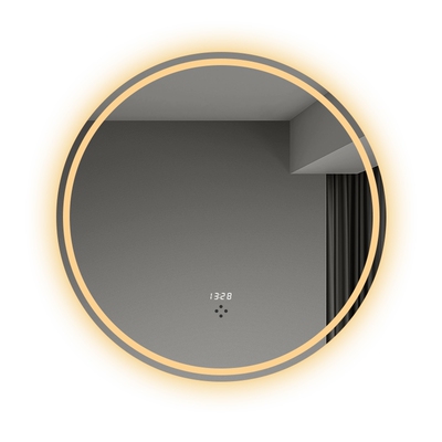 超白玻圆形化妆镜智能led带灯