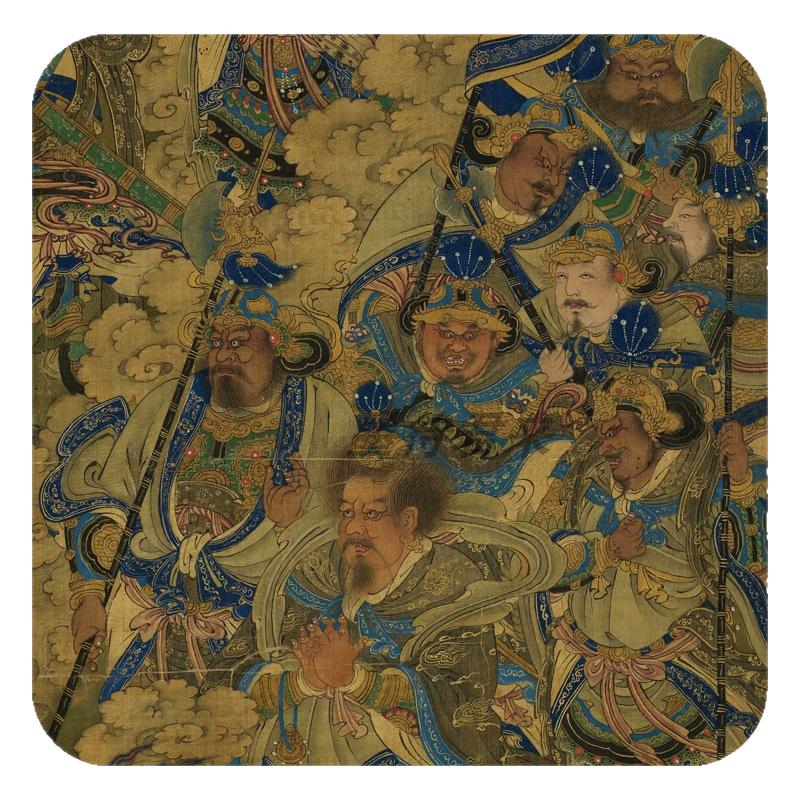 古代手绘佛像图高清微喷复制品观音其他佛客厅走廊挂墙立轴竖版画