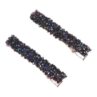 闪钻亮晶晶发夹女一字夹边夹气质轻奢侧边刘海夹少女碎发夹子头饰