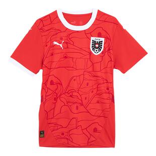 SFS彪马Puma2024欧洲杯奥地利主场球迷版球衣短袖足球服774010-01