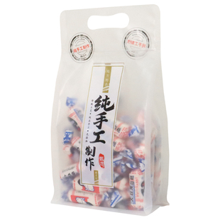 纯手工制作阿胶糕雪花酥包装袋食品自封塑料袋粉丝饼干麻花自立袋