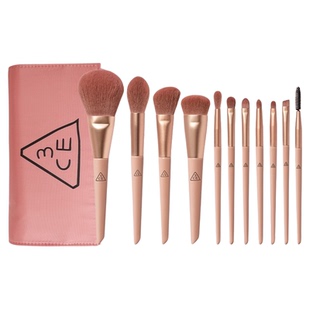 官方3ce樱花11支套装化妆刷动物毛腮红刷子腮红眼影套刷美妆工具