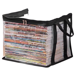 透明书本收纳箱大号书箱学生装书籍收纳神器旧书防尘整理袋可折叠