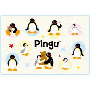 言仓Pingu毛毯企鹅保暖披肩秋冬毛绒家居情侣卡通生日礼物