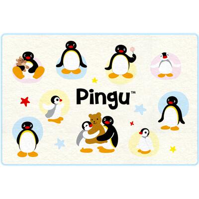 言仓Pingu毛毯企鹅保暖披肩