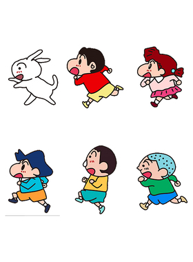 bonjour你好蜡笔小新厨房推拉门