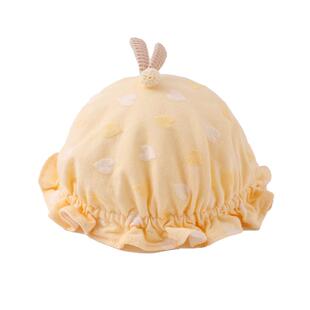 婴儿帽子春夏季新生儿新款时尚超可爱外出盆帽男宝女宝超萌公主帽