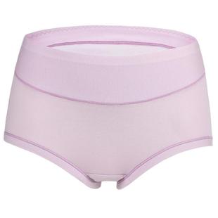 ab内衣【2条装】棉纯色平脚内裤海藻抗菌中高腰女短裤旗舰店L626
