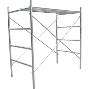 厂家直销热镀锌移动脚手架四杠架四弧架手脚架活动平台装修架加重