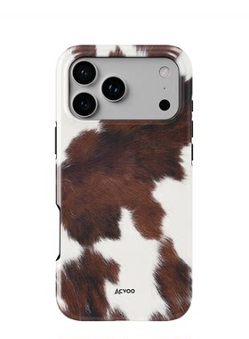 Acvoo奶牛纹iPhone防摔手机壳