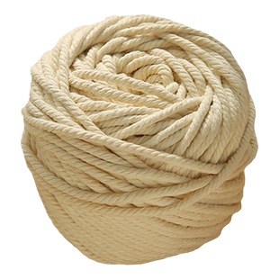 棉线编织线棉绳粗包边滚边吊牌捆绑绳本色吸水绳子手工细线绳绑绳