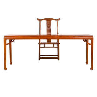 红木家具刺猬紫檀书桌全实木画桌画案新中式花梨木书法桌办公桌